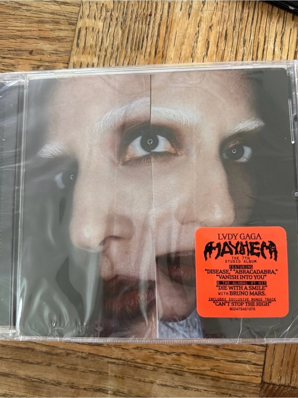 Lady Gaga Mayhem Studio Album CD MAYHEM 002 exclusive cover and track SIGNED